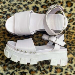 Circus by Sam Edelman White Platform Sandals